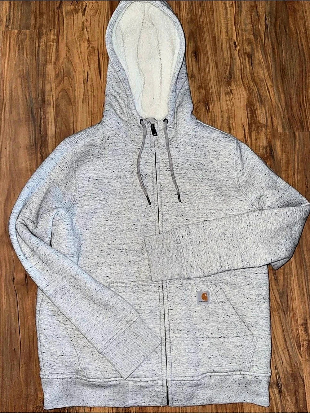 Carhartt Rain Defender Relaxed Fit Sherpa-Lined Full-Zip Sweatshirt Sherpa-Lined
